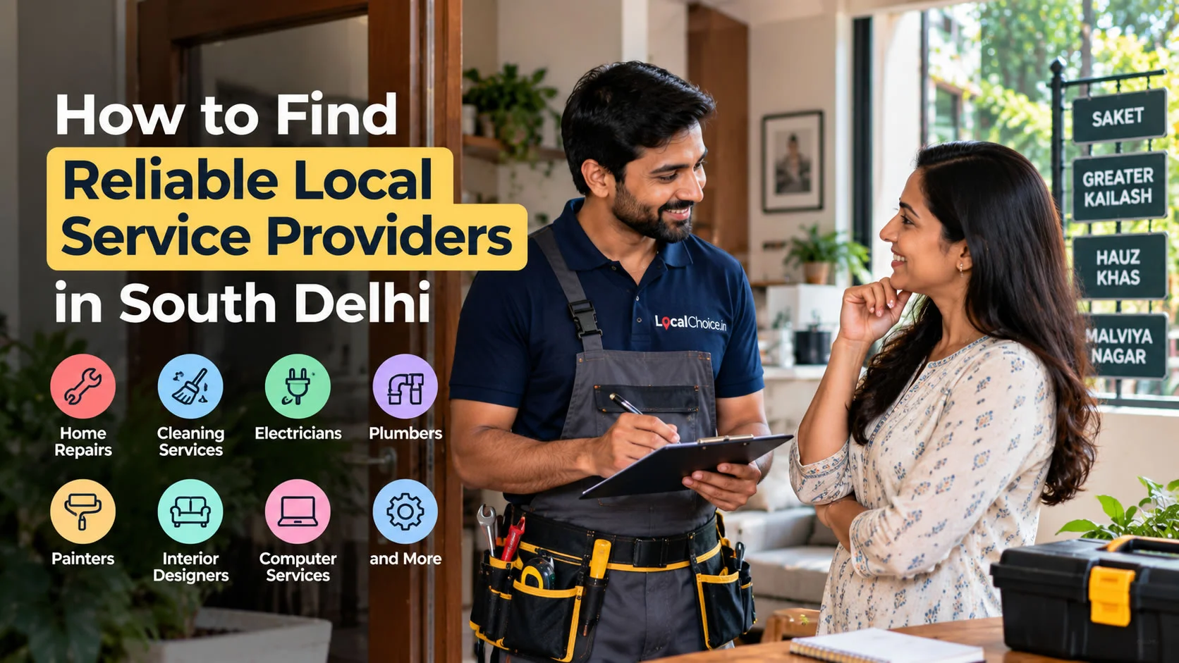 Reliable Local Services in South Delhi